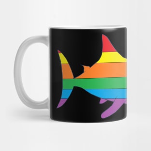 Rainbow Shark Mug